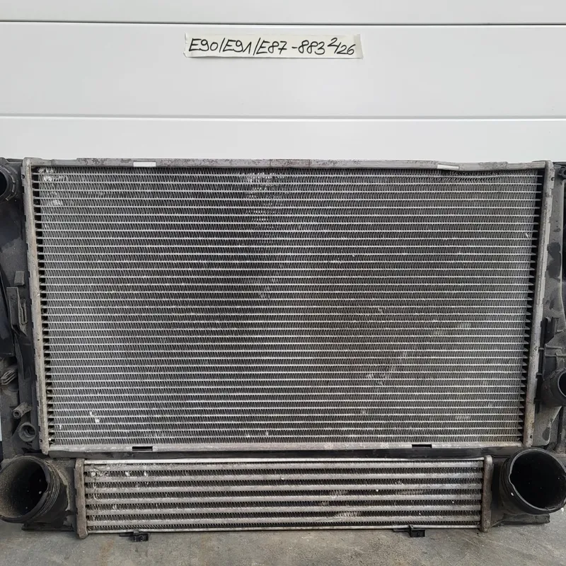 BMW E87 E90 E91 E92 Kühler Paket: Wasserkühler Ladeluftkühler Klimakondensator 
