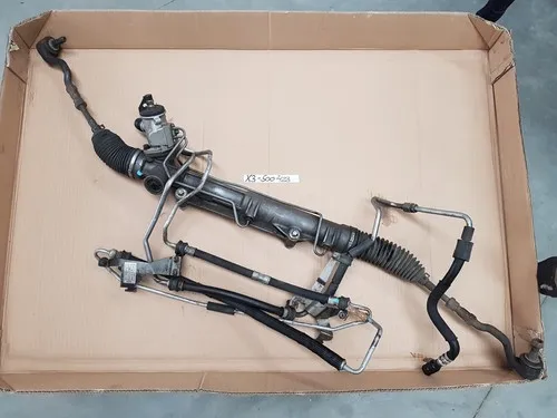 BMW X3 E83 englisches Servo Lenkgetriebe + Leitung steering rack gear ABHOLUNG 