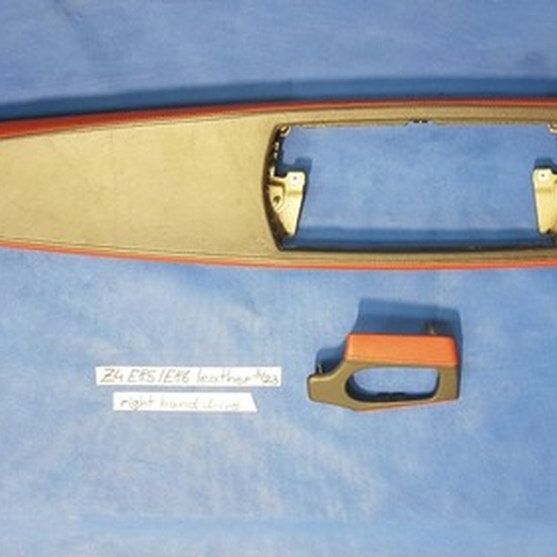 BMW Z4 leather cockpit trim Armaturenbrett Verkleidung Leder right hand drive