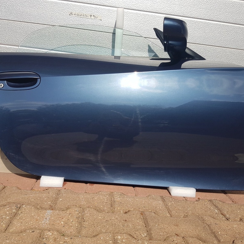 BMW Z4 E85 E86 Beifahrer Tür RECHTS Toledo blau Metallic ABHOLUNG 