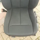 BMW F30 F31 F34 Fahrer Sitz Stoff schwarz grau anthrazit mit Airbag  VORNE LINKS