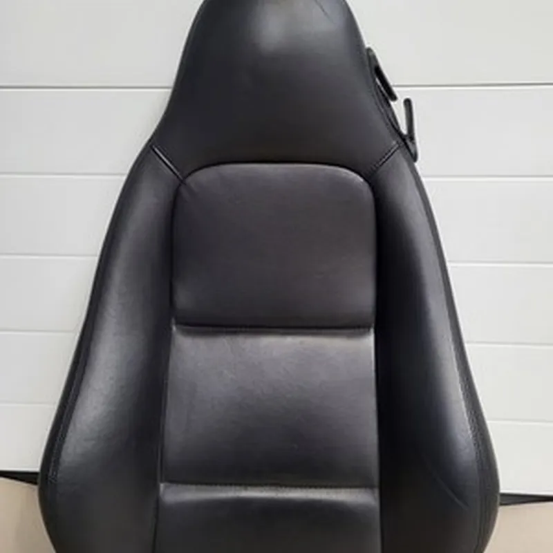 BMW Z3 Roadster Fahrer Sitz Oberteil  Leder Snake Schwarz  Rücken Lehne Polster 