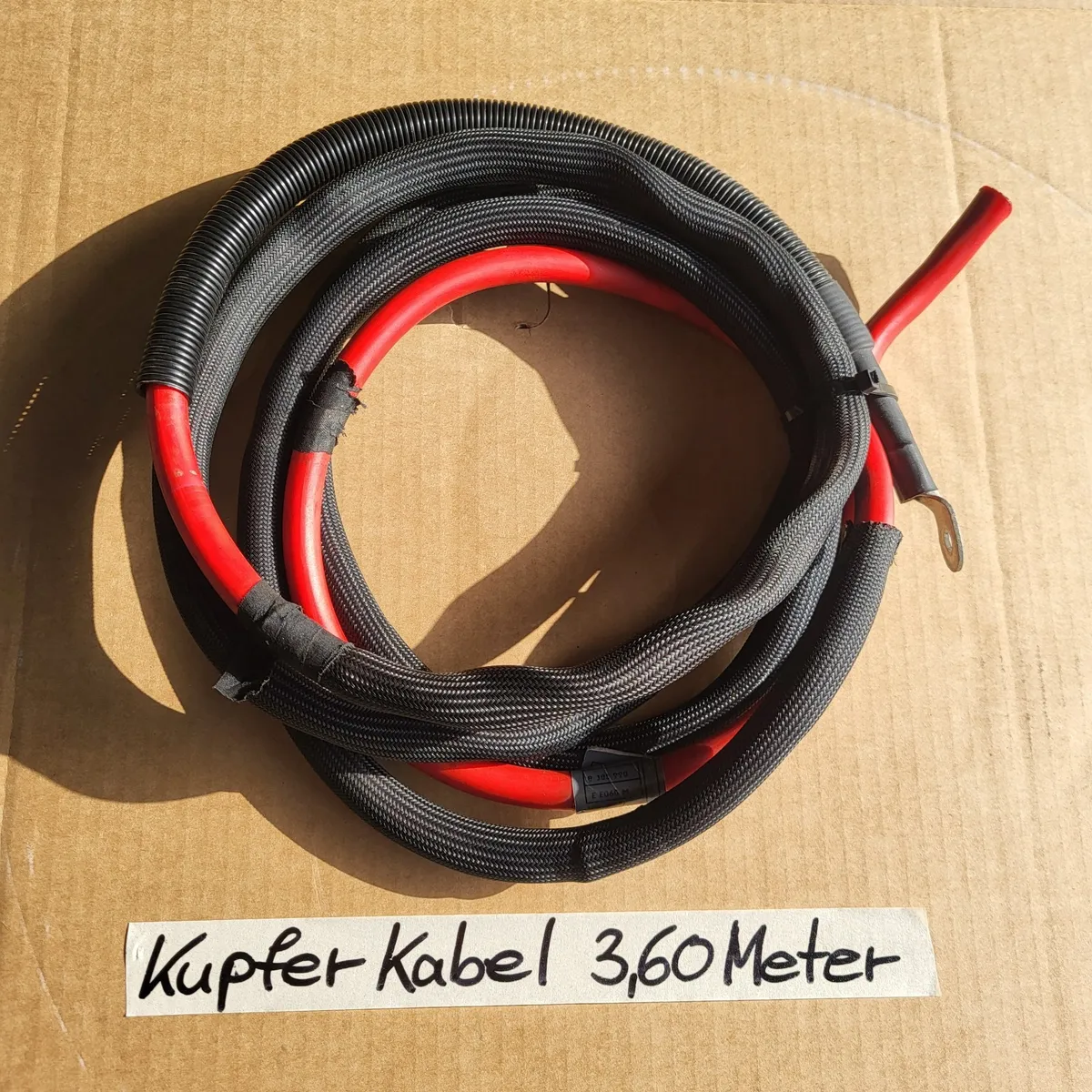 Kupfer Kabel  Batterie Plus Kabel  8385990 Sprengkapsel 3600 mm