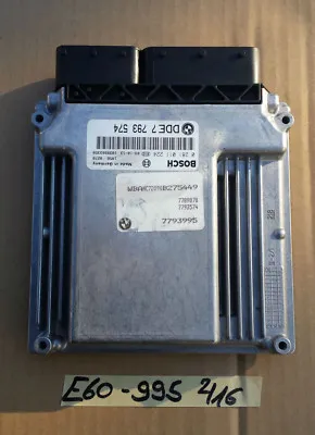 BMW E60 E61 Motor Steuergerät 7793574  M57 Grundsteuergerät DME 7793995
