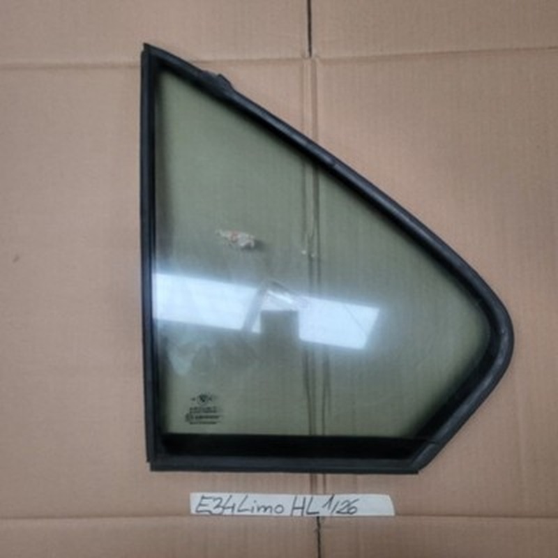 BMW E34 Limousine Seiten Glas Scheibe  Fenster Scheibe Fahrer Tür HINTEN LINKS