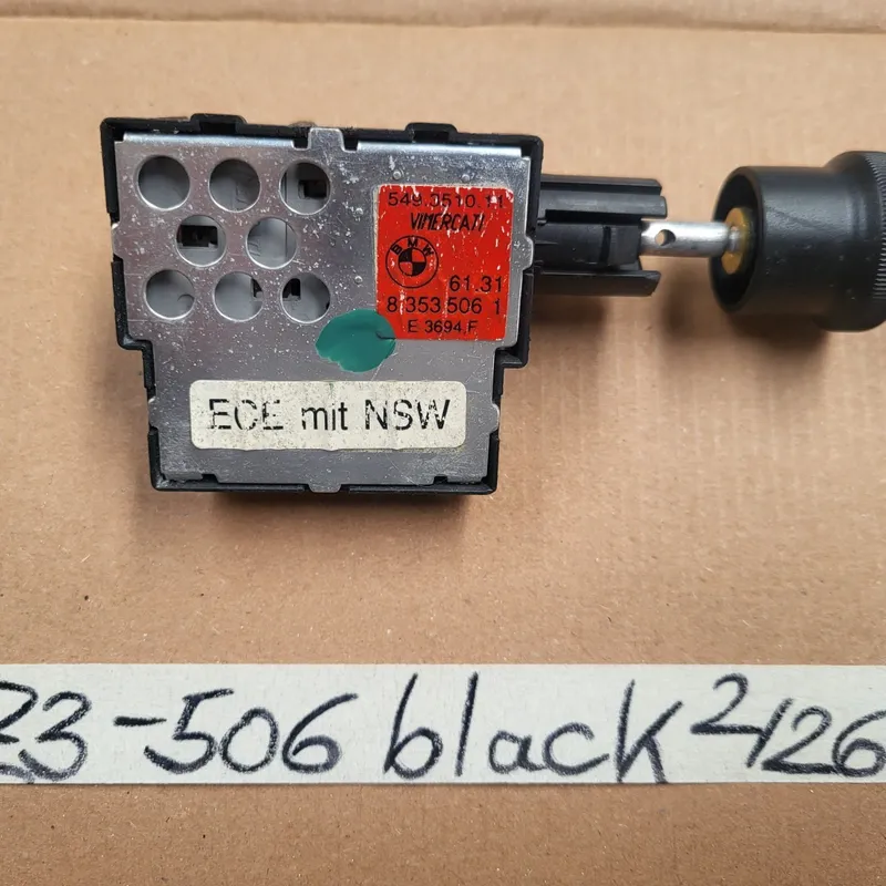 BMW Z3 Roadster Licht Schalter mit Knopf schwarz 8353506