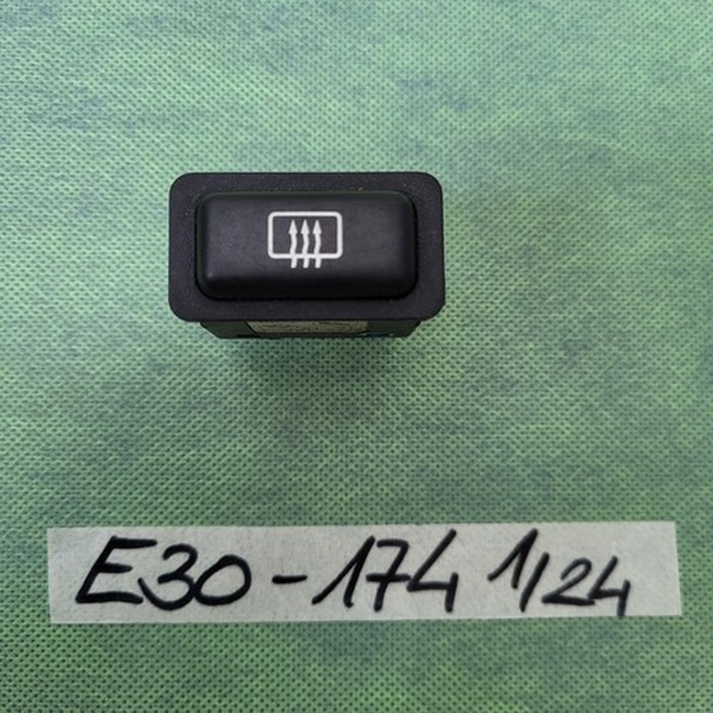 BMW E30  Schalter für Heizbare Heckscheibe 1381174