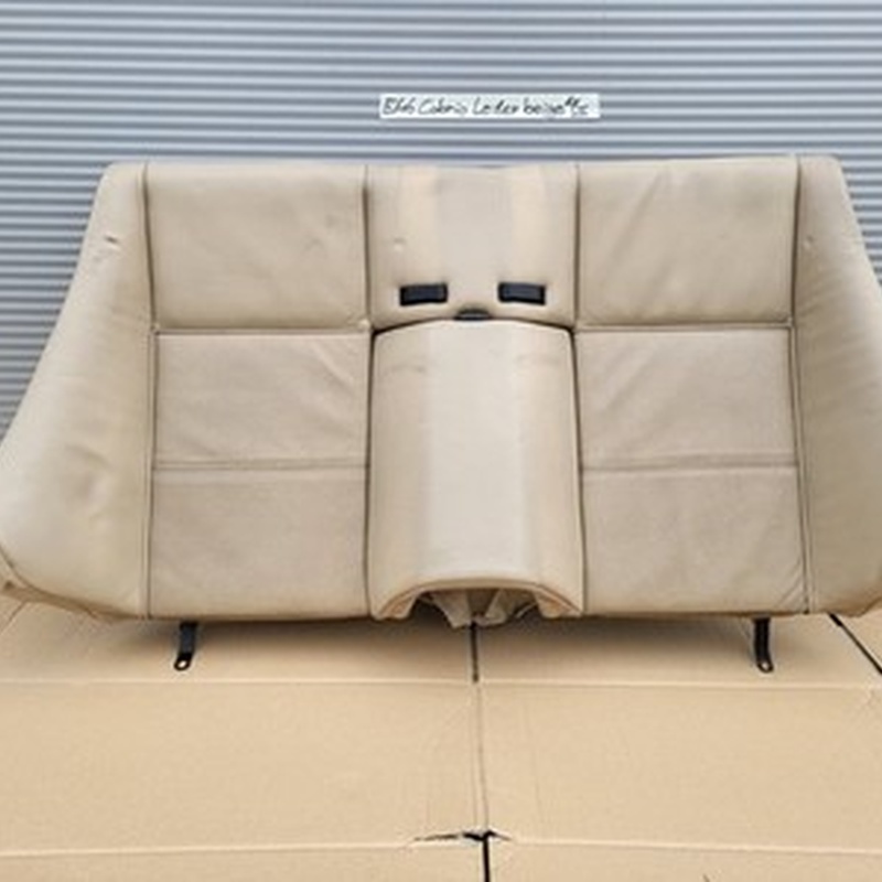 BMW E46 Cabrio Rückbank Rücksitz Bank Sitz Lehne HINTEN Leder Beige ABHOLUNG