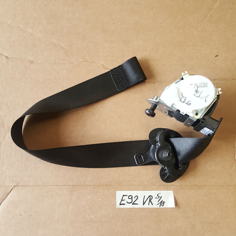 BMW E92 Sicherheitsgurt VORNE RECHTS  Obergurt  Gurtstraffer