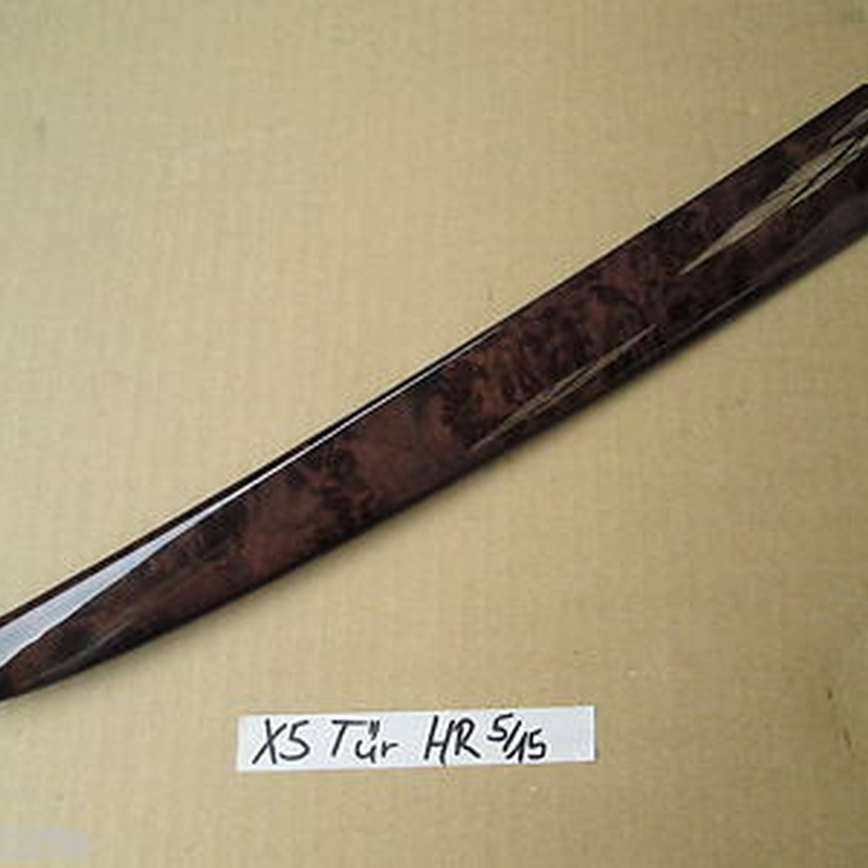 BMW X5 E53 Tür Leiste Holz / Interieur Zierleiste Edelholz HINTEN RECHTS