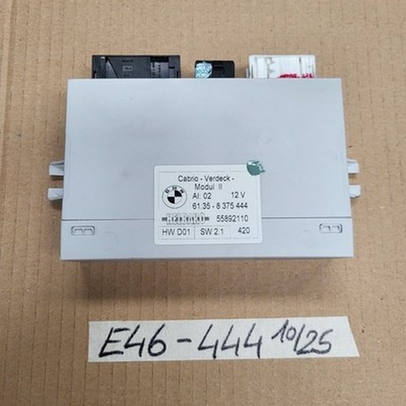 Steuergerät BMW E46 Cabrio Verdeck Modul 8375444