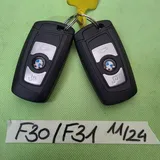 Schlüssel original BMW F30 F31 F34 Funk Schlüssel Zündschlüssel 2 Stück