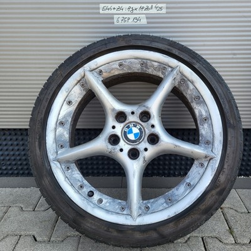 BMW Z4 E85 E86 E46 E63 BBS Alufelge 2-teilig 8 J x 18 Zoll 6758194 ABHOLUNG 