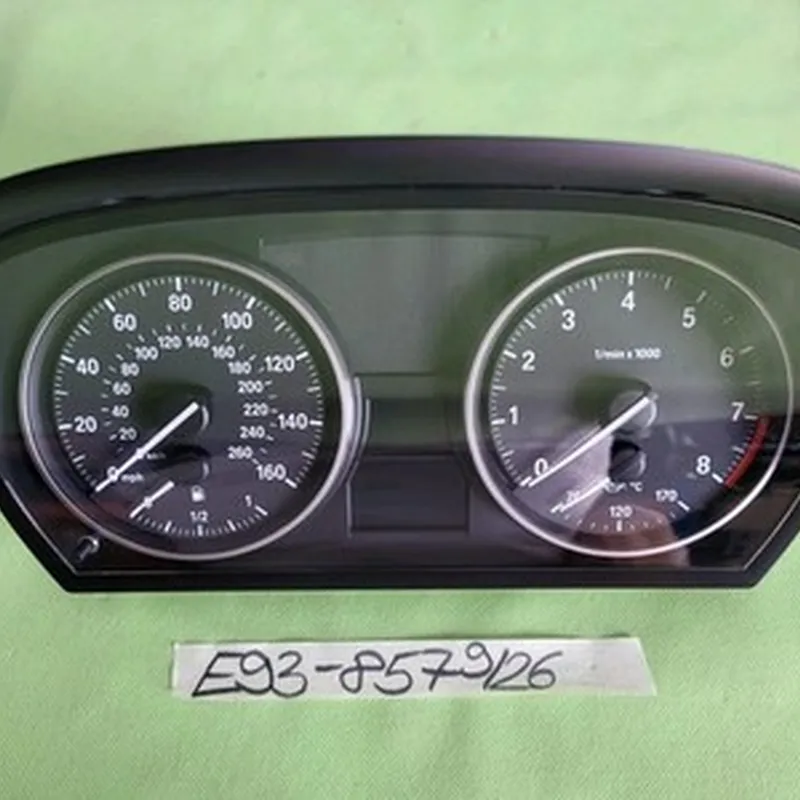 BMW E92 E93 Meilen Tacho Cockpit Kombiinstrument 9166857 Geschwindigkeits Messer