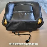 BMW Z3 Roadster Fahrer Sitz Kissen Unterteil Leder schwarz Snake Sitz Heizung 