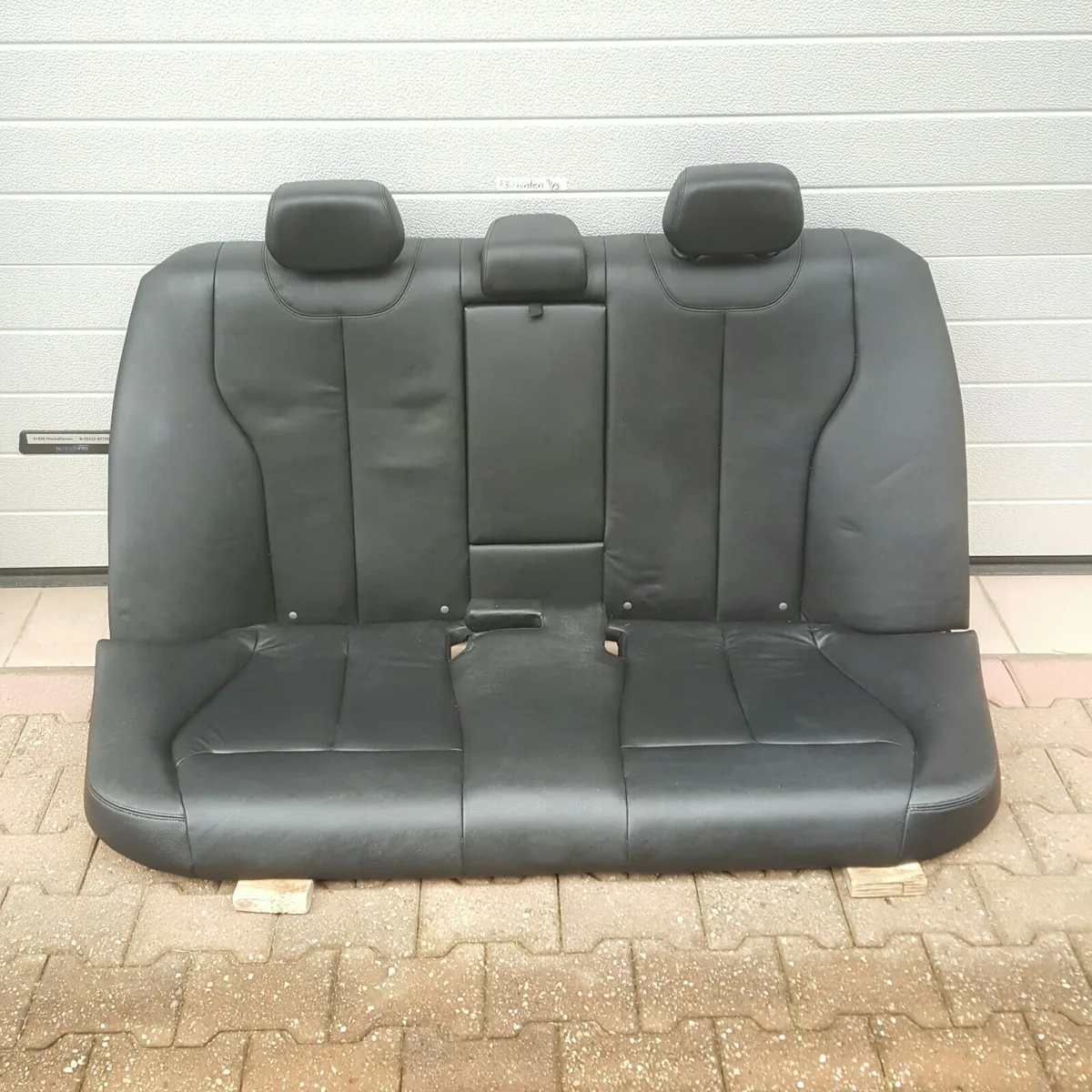 BMW F30 Limousine Rückbank  Rücksitzbank Leder Sitz HINTEN schwarz ABHOLUNG