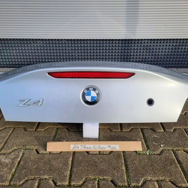 BMW Z4 E85 Heckklappe Kofferraum Klappe Heckdeckel Titan Silber 354  ABHOLUNG