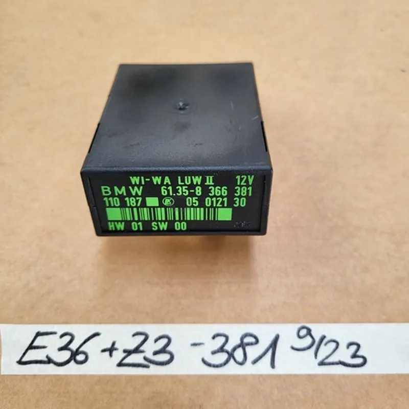 BMW E36 Z3 Wi Wa Relais Modul  8366381 Wisch-Wasch Steuergerät Scheibenwischer