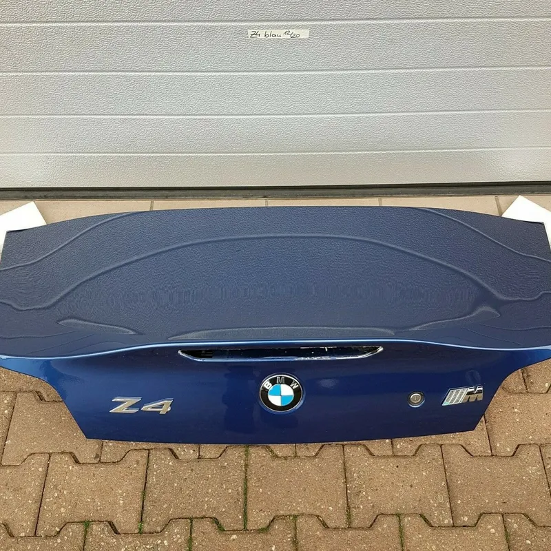 BMW Z4 E85 Heckklappe Kofferraum Klappe Heckdeckel Montego blau  ABHOLUNG