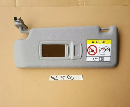 BMW 2er F45 Sonnenblende grau Sonnen Schutz Blende LINKS beleuchtet 7336257