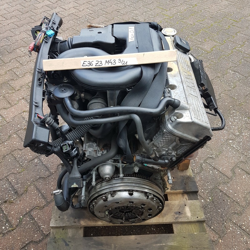 BMW E46 Z3 Roadster Motor Engine 1,9 Liter M43 Triebwerk 118 PS 139 TKM ABHOLUNG