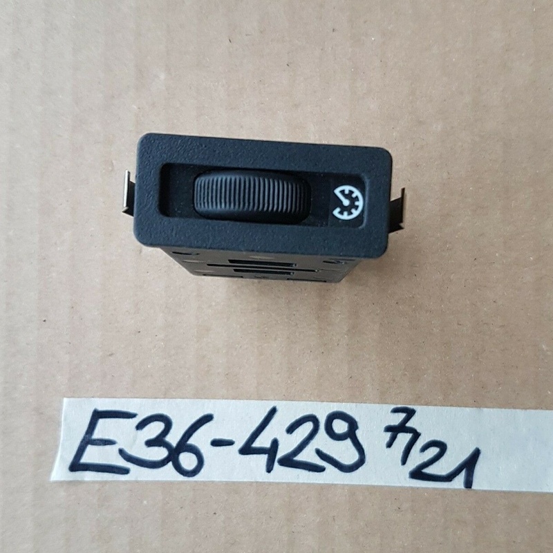 BMW E36 Dimmer Regler Schalter Tachobeleuchtung Beleuchtung Innenraum 1387429