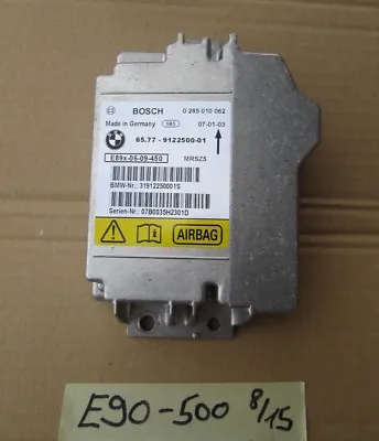 BMW E81 / E87 / E90 / E91 / E92 Airbag Sensor Modul Steuergerät 9122500