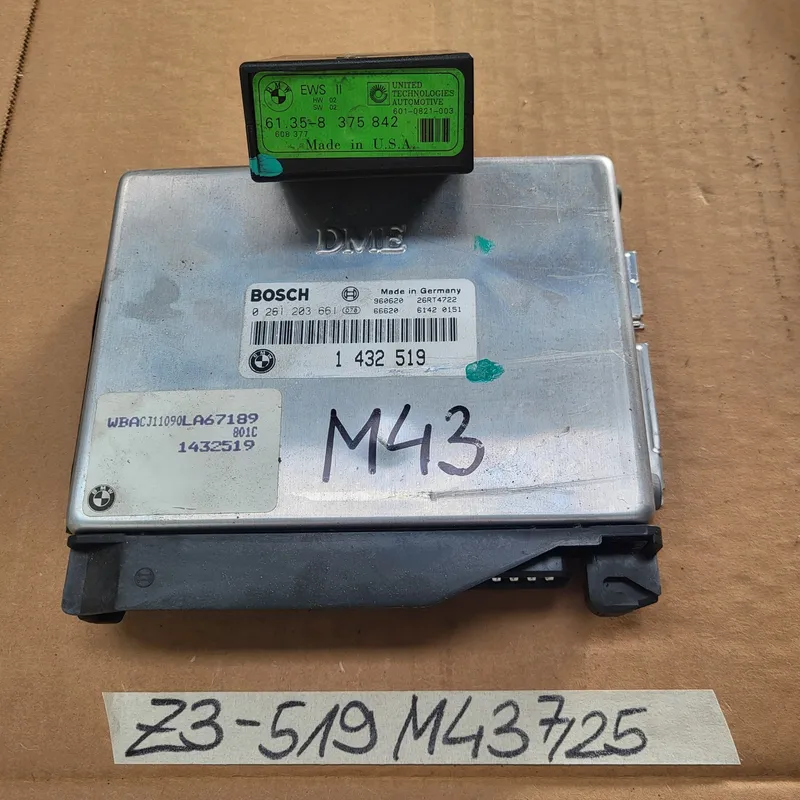 BMW Z3  Motorsteuergerät 1432519 EWS Modul 8375842 M43 Motor