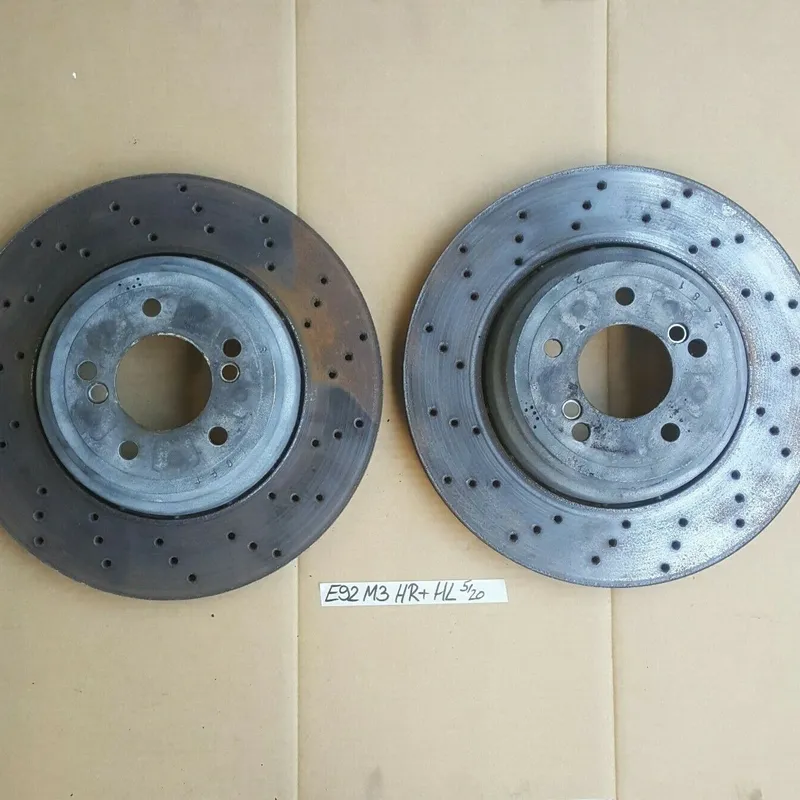 BMW E90 E92 E93 M3 Bremsscheiben Bremsscheibe belüftet HINTEN rechts + links 