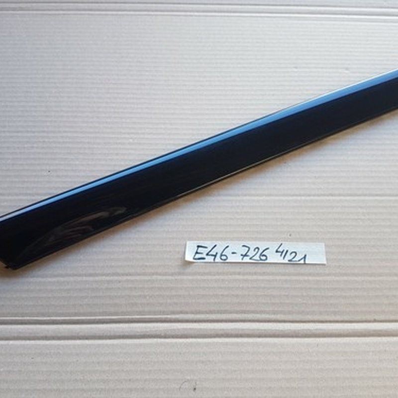 BMW E46 Limo Holz Tür Leiste innen VORNE RECHTS Verkleidung schwarz 8200726