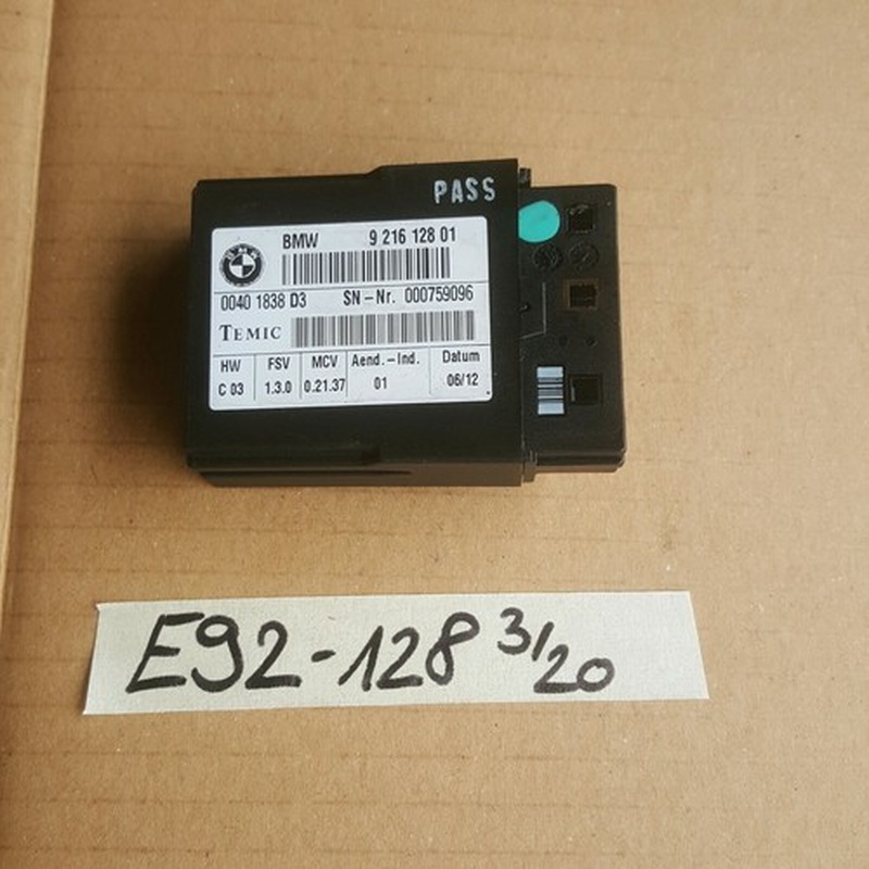  BMW E92  E61  Steuergerät für Gurtbringer Gurt Geber LCPA Modul 9216128