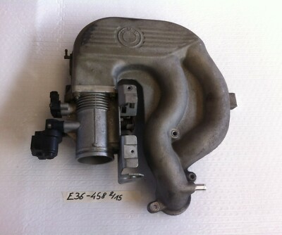 BMW E36 Ansaugbrücke Leerlaufregelventil 1247988  Drosselklappenschlater 1721456 – Bild 1