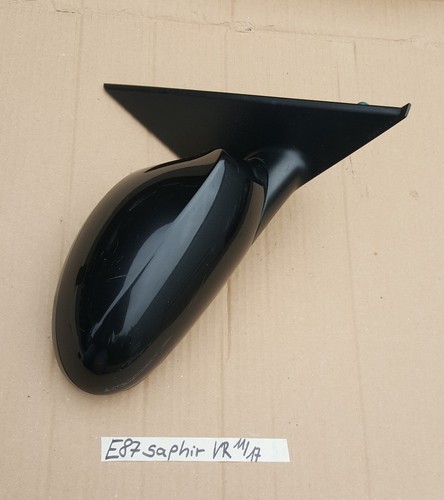 BMW E87 1er Seiten Außen Spiegel RECHTS black Saphir Schwarz metallic 475 – Bild 4