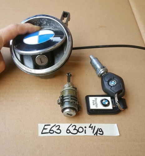BMW E63 E64 Motor Steuergerät 7555361 N52 CAS Modul 6965050 Schlüssel Schloss – Bild 4