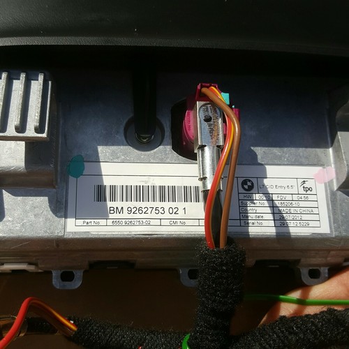 BMW F30 F31 F34 F32 Centrales Informations Display 6,5 Zoll 9262753 Bord Monitor – Bild 3