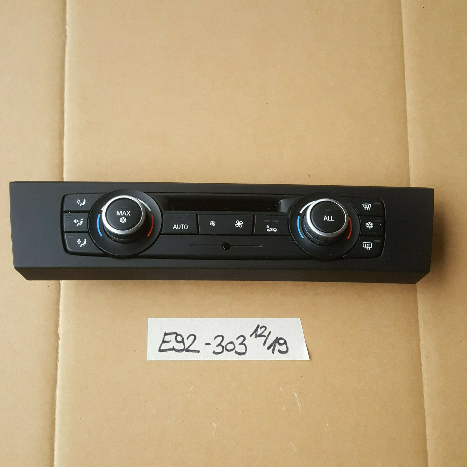 BMW E93 E92 E91 E90 E87 X1 Klimabedienteil M3 Bedienteil Klimaautomatik 9263303 – Bild 1