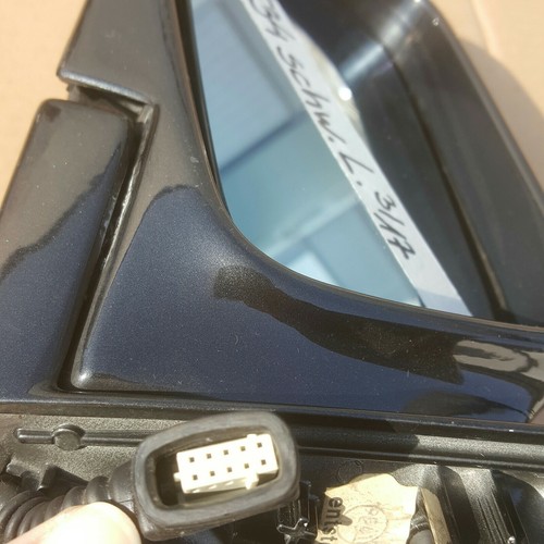 BMW E34 Seiten Außen Spiegel LINKS - cosmos schwarz – Bild 4