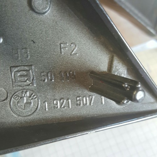 BMW E34 Seiten Außen Spiegel LINKS - cosmos schwarz – Bild 5