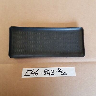 BMW E46 Gummi Matte Ablage Schale vorne 8242843 Fach Einlege Matte klein – Bild 1