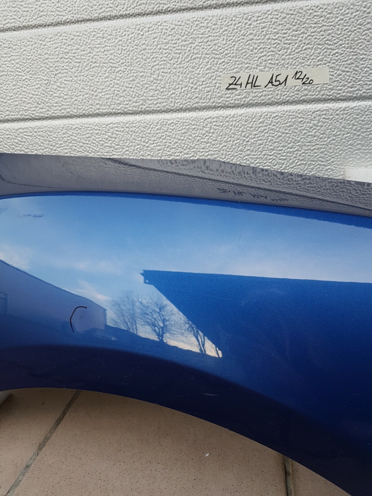 BMW Z4 E85 Seitenwand Aussenhaut Kotflügel hinten rechts ODER links Blau A51 – Bild 11