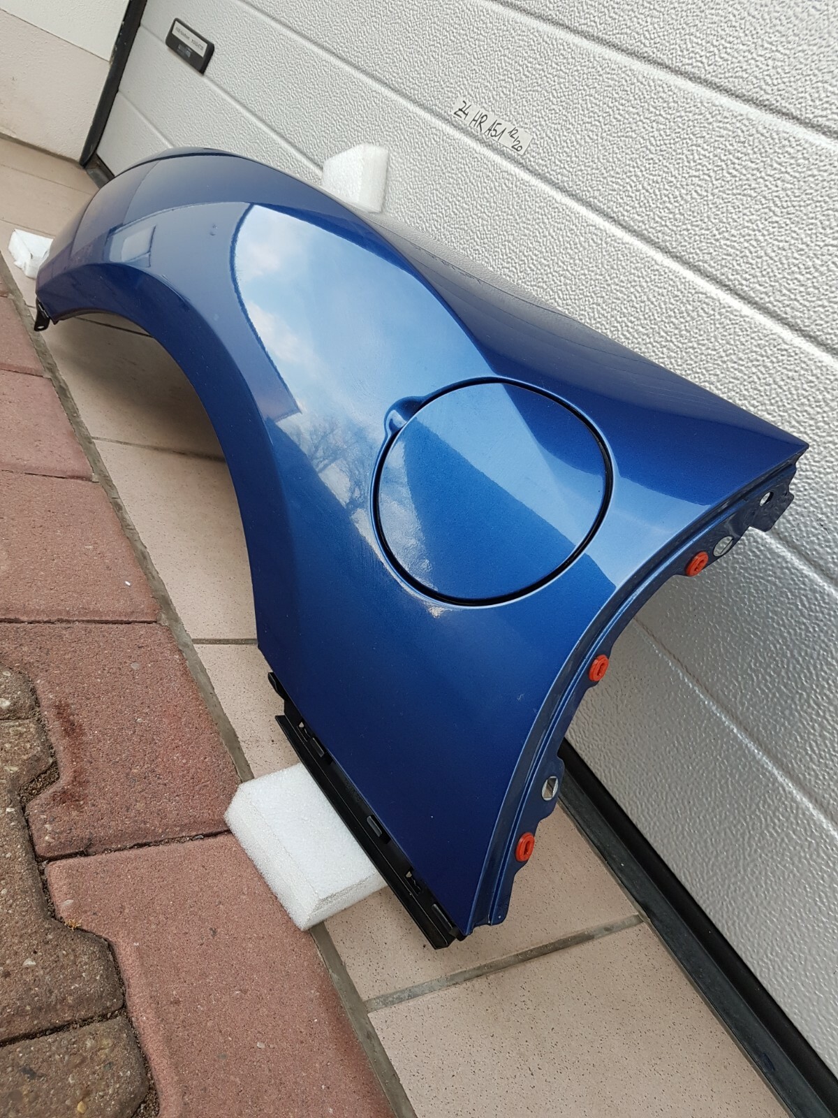 BMW Z4 E85 Seitenwand Aussenhaut Kotflügel hinten rechts ODER links Blau A51 – Bild 4