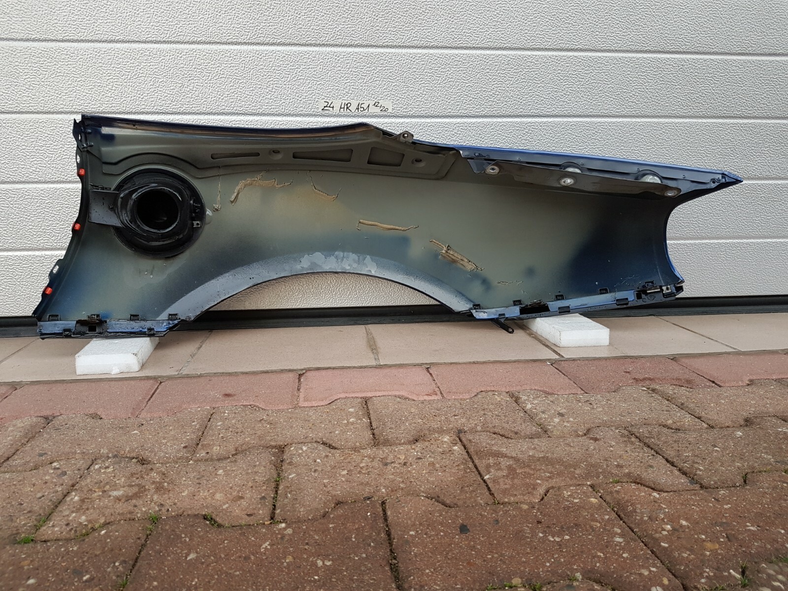 BMW Z4 E85 Seitenwand Aussenhaut Kotflügel hinten rechts ODER links Blau A51 – Bild 6