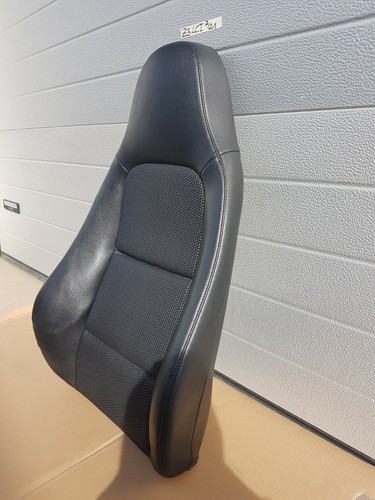 BMW Z3 Roadster Facelift Bei Fahrer Sitz Oberteil Leder Lehne schwarz RECHTS  – Bild 2
