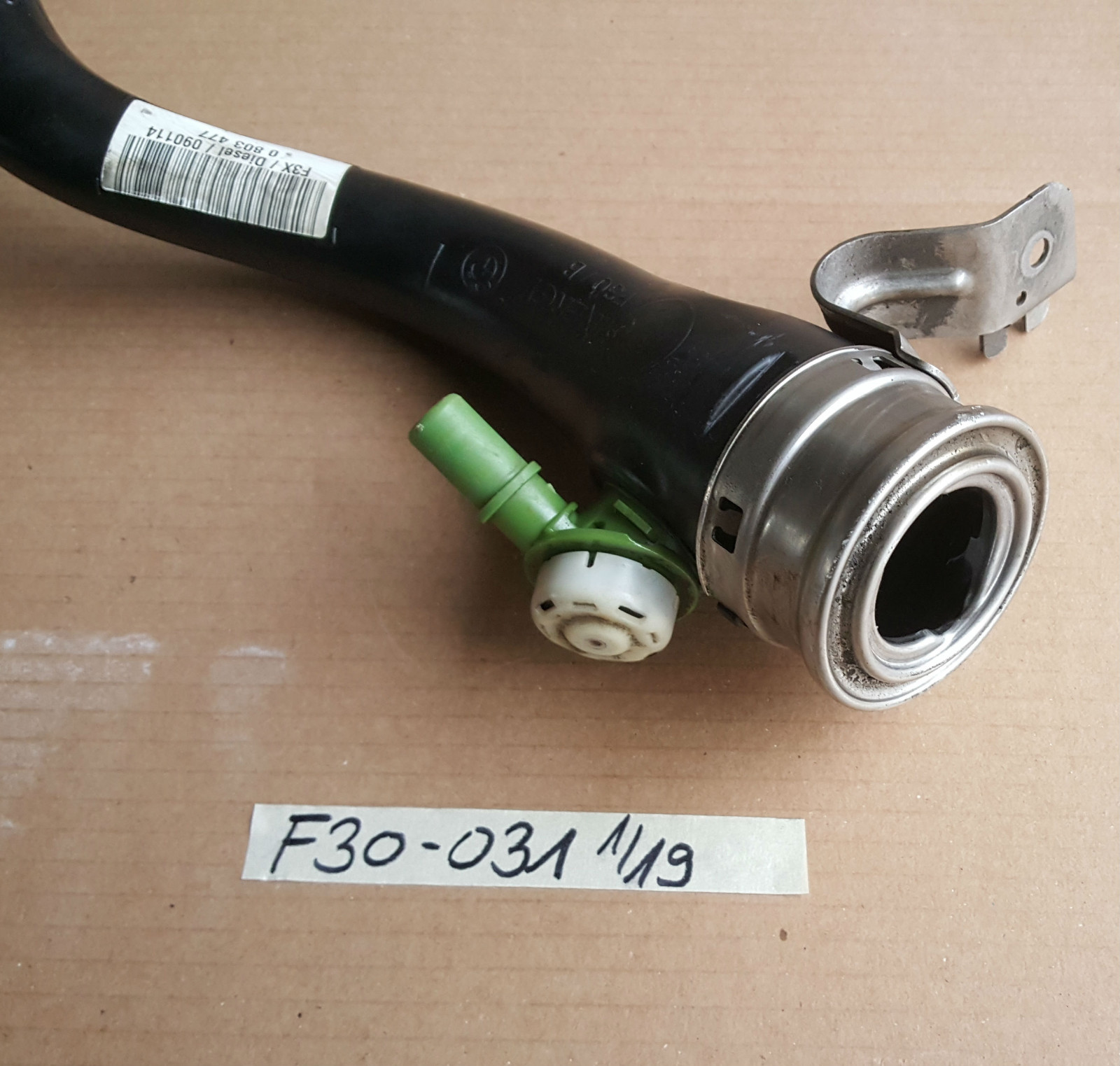 BMW F30 F31 Tank Leitung Einfüllrohr Kunststoff Tankstutzen 7244031  N47 Motor – Bild 2