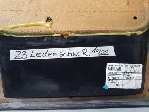 BMW Z3 Roadster Türverkleidung RECHTS Leder schwarz Beifahrer Seite mit Griff – Bild 11