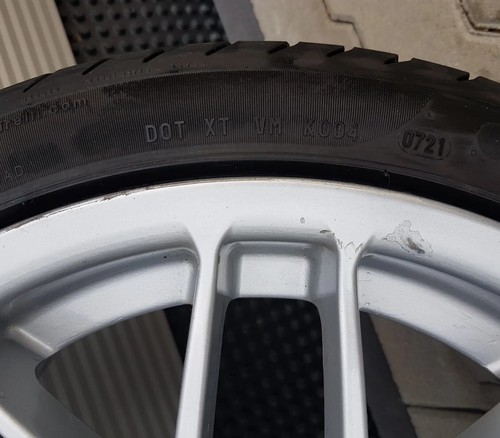EINE BMW Z4 E85 E86 E46 Leichtmetall Alu M-Felge 9 J x 18 Zoll + Pirelli Reifen – Bild 4