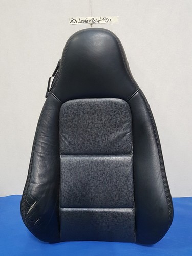 BMW Z3 Roadster Beifahrer Sitz Oberteil Leder Point schwarz black Rücken Lehne  – Bild 1