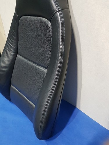 BMW Z3 Roadster Beifahrer Sitz Oberteil Leder Point schwarz black Rücken Lehne  – Bild 2