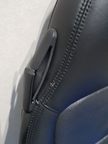 BMW Z3 Roadster Beifahrer Sitz Oberteil Leder Point schwarz black Rücken Lehne  – Bild 4