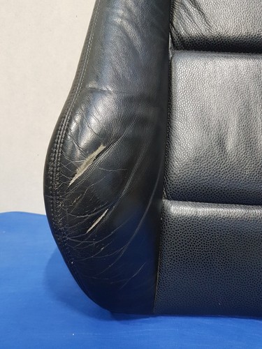 BMW Z3 Roadster Beifahrer Sitz Oberteil Leder Point schwarz black Rücken Lehne  – Bild 5